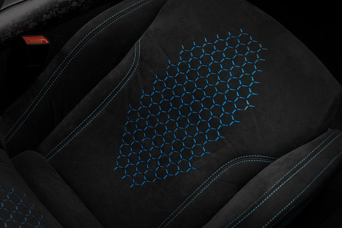 Hexagon pattern detail